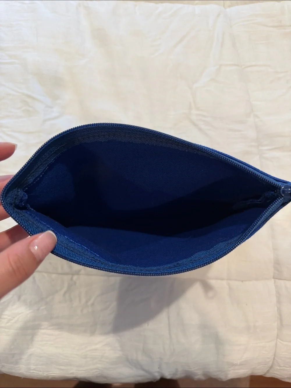 The Great Gatsby Blue Canvas Zipper Pouch